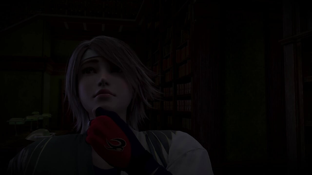 Halloween. the Tyrant Roughly Fucks the Bitch in the Library and Ejaculates Inside Her