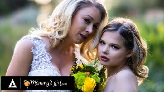 Mommy's girl - la damigella d'onore Katie Morgan sbatte forte la sua figliastra Coco Lovelock prima del suo matrimonio