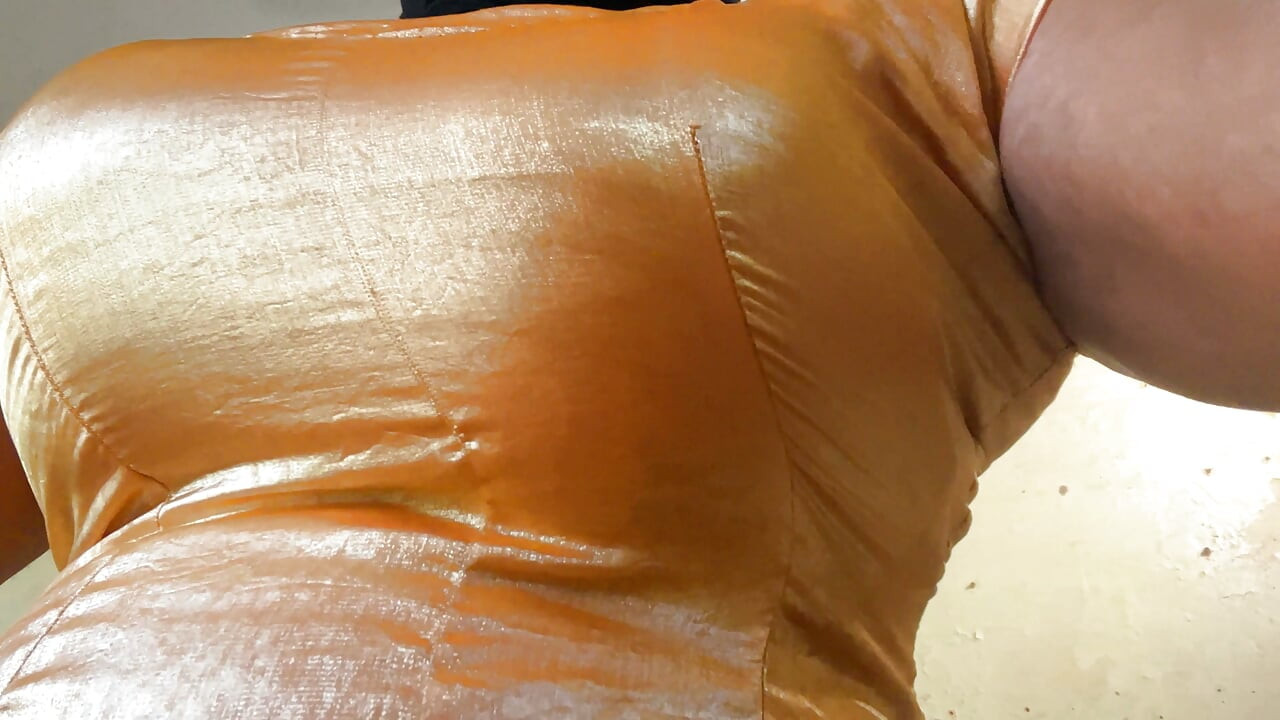 shiny silky satin suit salwar cross dresser indian bhabhi big tits