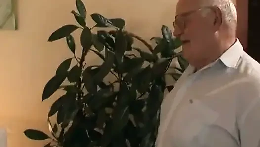 Grandpa Gets Something Sweet to Snack on
