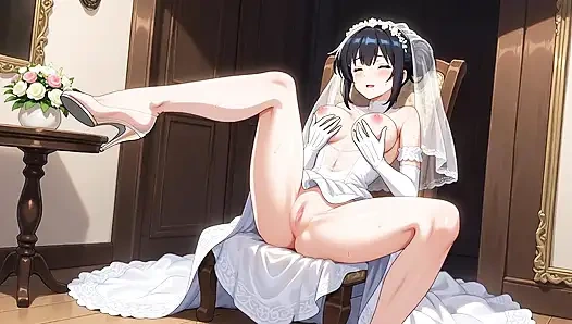 Невеста становится мясным писсуаром