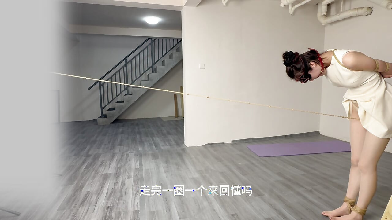 Sueño de pie entrenamiento de rodillas + clímax parte 2