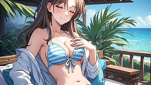 Ai Генерируемый мультфильм контент, видео без цензуры 18-летней аниме-девушки, 3D мультфильм крупным планом от Kiidzy Animates