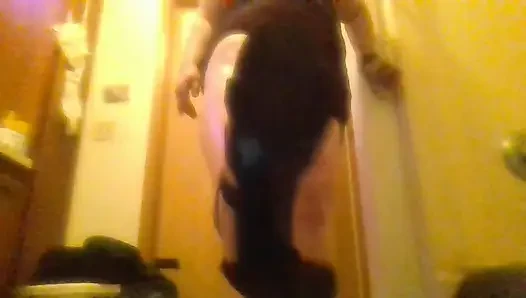 Sexy Hot Tight Pussy Big Tata Red Dress Black Panties
