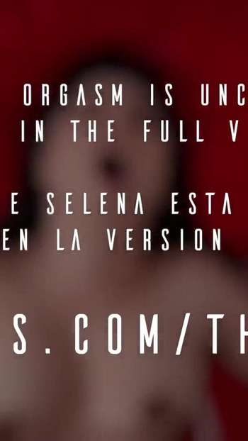 Emotional moment from "Sluty latina cousin plays the pornstar game!"