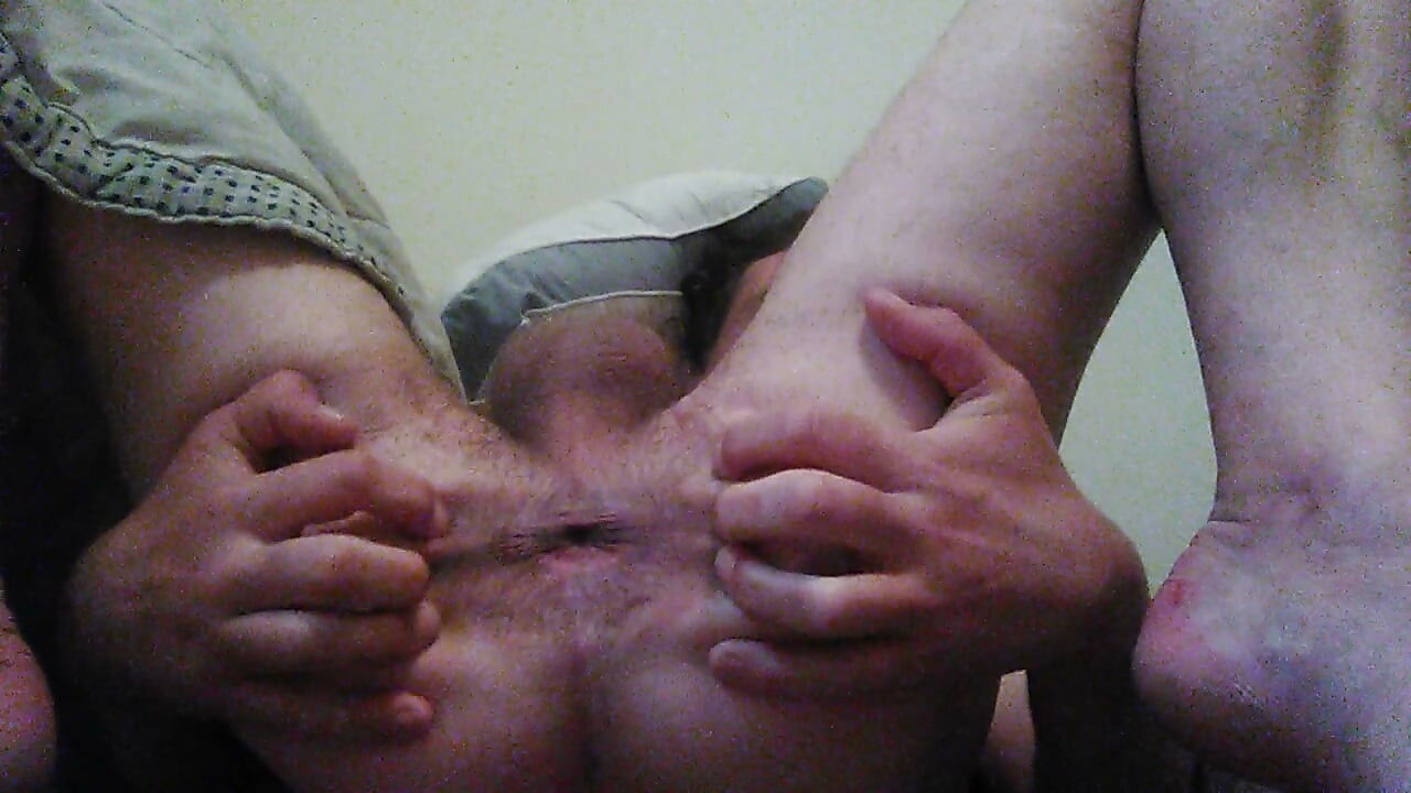 Nude Transgirl Juicy Puckering Hole Self-spreading, Slapping and Playing