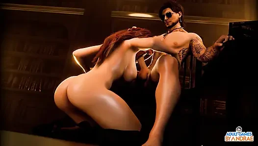 Adik tiri lagi asik main game bagian 12 - nafsu seks bareng esther di perpustakaan