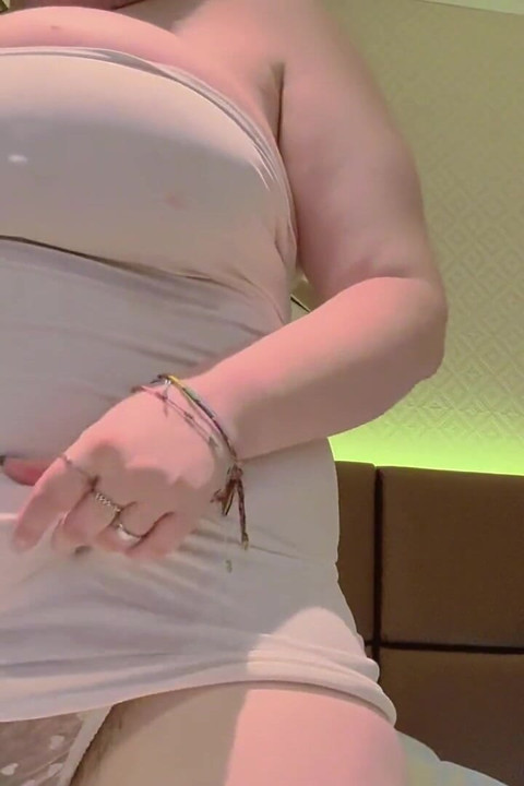 POV Roleplay: Chubby Roommate Shows off Her weightloss' Fat Body to You