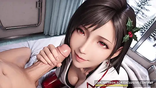 3D-Animation: Krankenschwester Tifa kann nicht auf Weihnachten warten - deine spezielle urlaubsuntersuchung pOV unzensiertes hentai