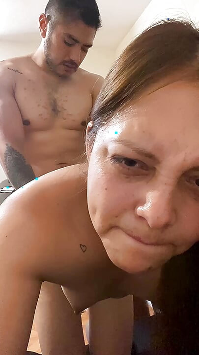 Horny Latina and slut fucking and sucking until she swallows every drop of cum