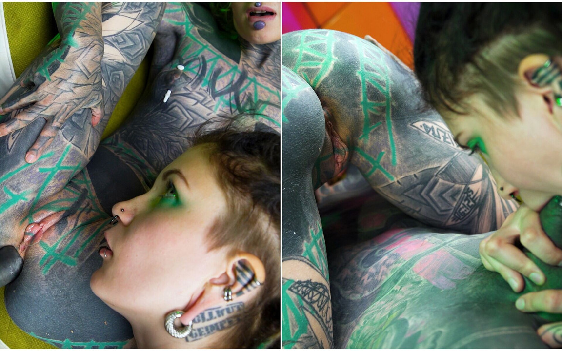 Hardcore Threesome Anal - Gapes, ATM and Facial Cumshot