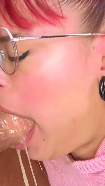 Innocent Petite Latina Becomes Throat Demon | Clip 1