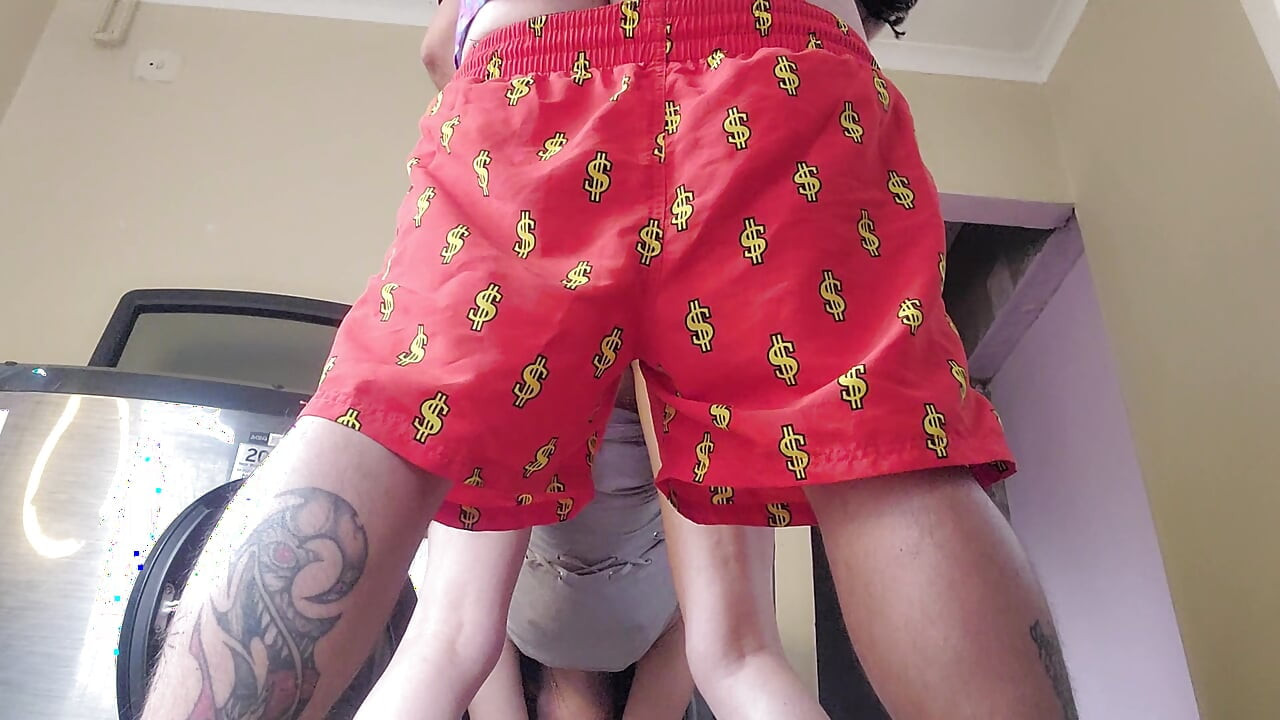 Laundry day fun sex