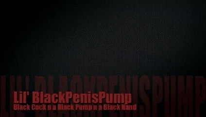 Lil siyah penis pompası pt 2