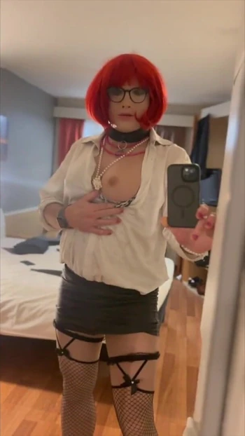 Thrilling moment from "Transform into a sissy crossdresser"