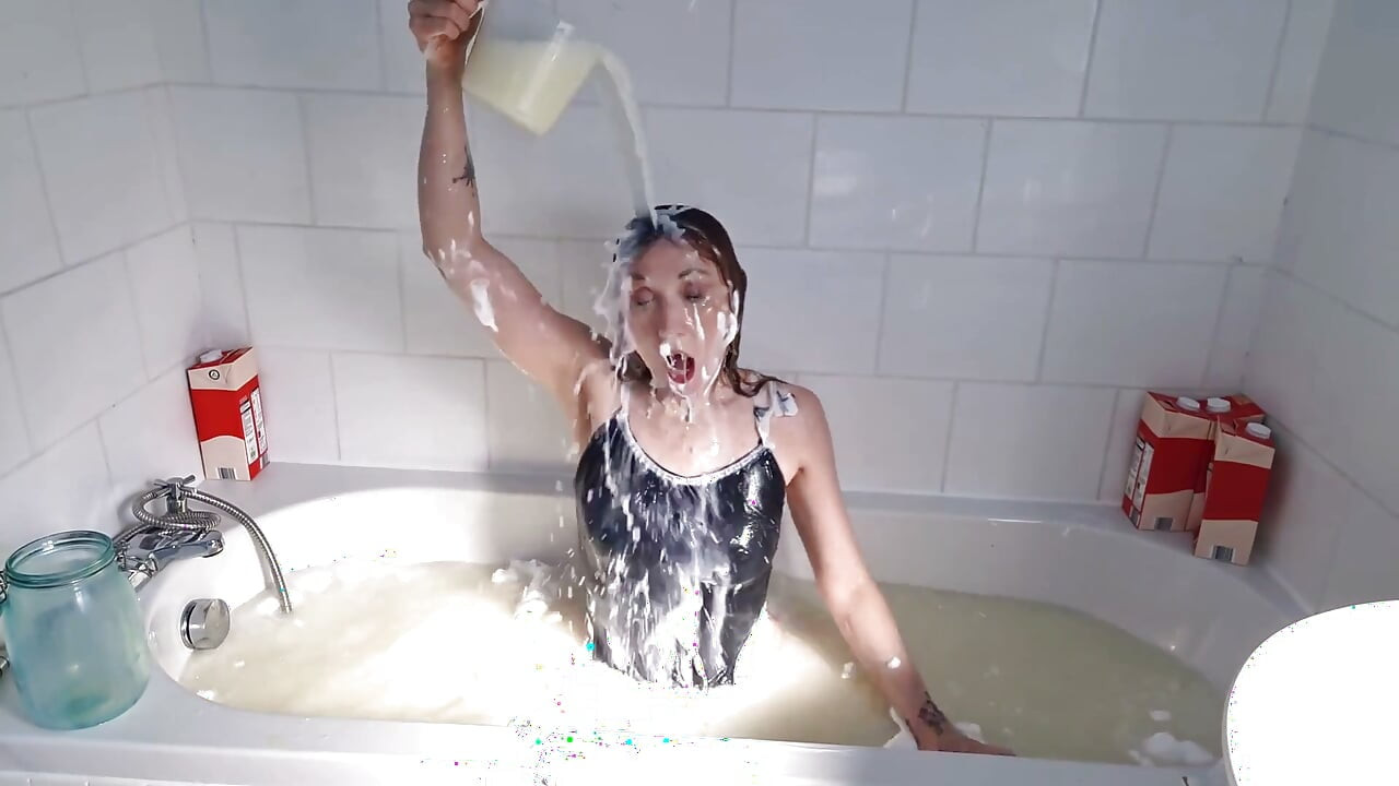Wam Badly Behaved Nun Takes Milk Bath Baptism