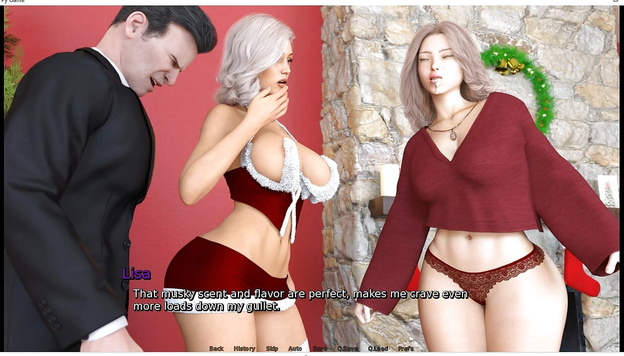 Laura Lustful Secret - navidad 2025 - juego de roles - esposa infiel folla en el culo