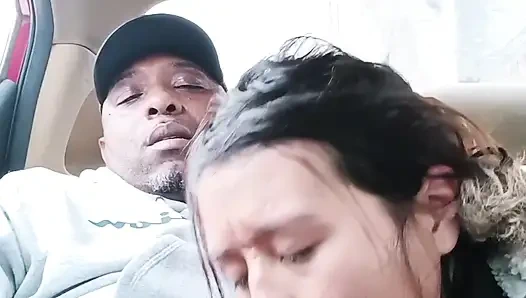 Asian Street Hooker Car Blowjob - Risky Roadside Deepthroat & Swallow & MILF