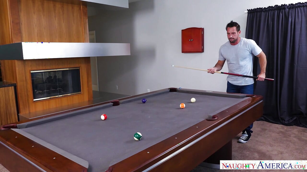 Sexy Brunette Harlow Harrison Gets Fucked on the Pool Table by Her Husband's Best Friend