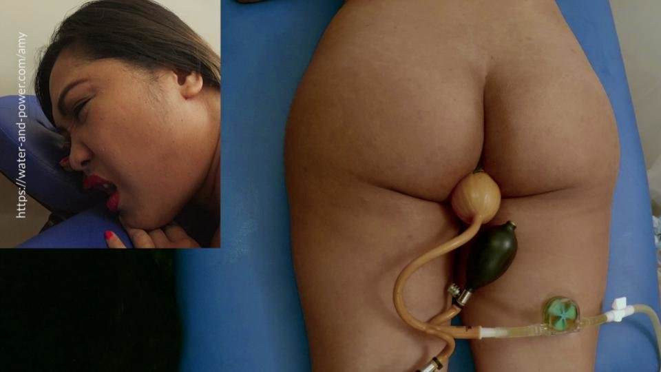 Amy bag enche enema parte 1