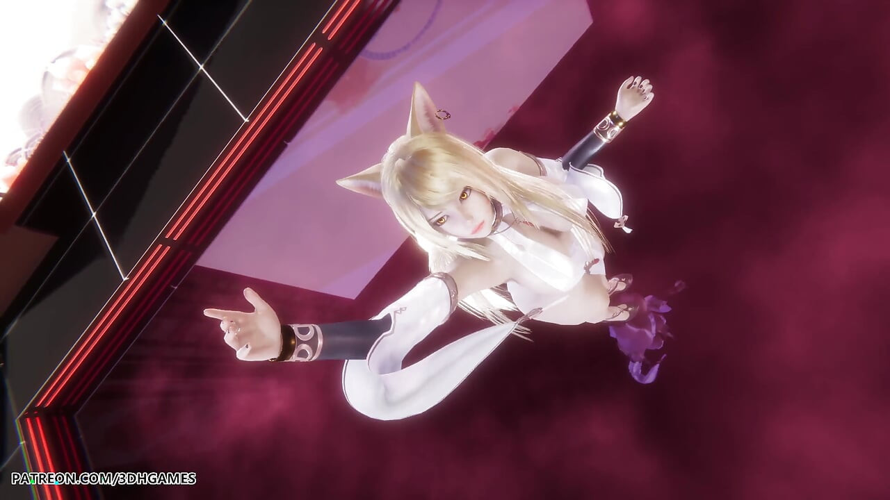 Mmd Gokuraku Jodo Ahri Seksowny striptiz League of Legends Hentai Nieocenzurowany 4K 60fps