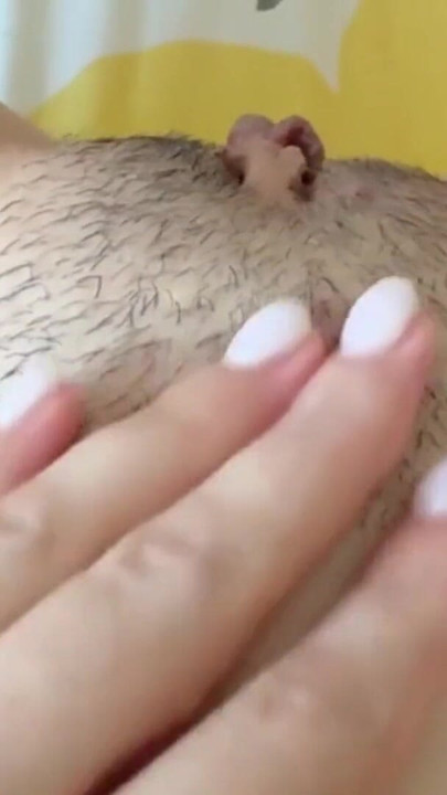 Thrilling moment from "Playing with my horny pussy and boobs close up"