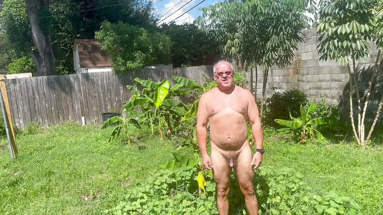 Nude in the Back Yard