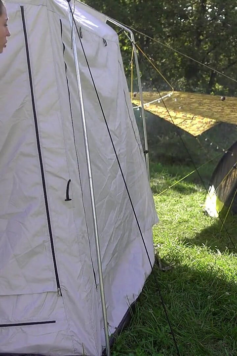 Risky Camping Masturbation