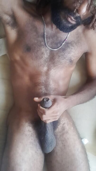 Chocolate daddy can't hold back his cumming no more.