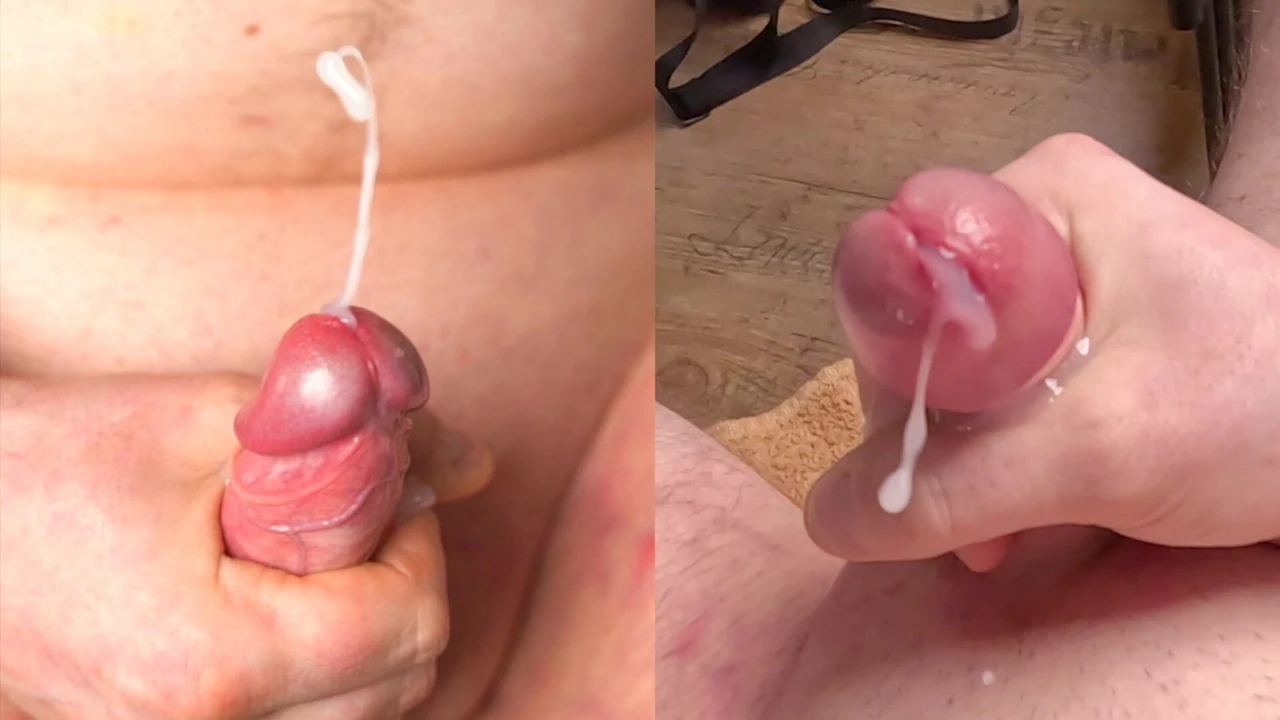 Slow Motion Cum - Mega Orgasm Noise - Red Young Acorn