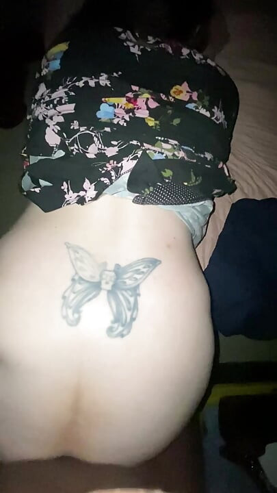 BBC nut in white bbw