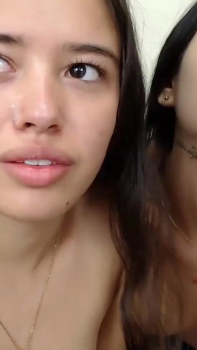 Emotional moment from "OMG! stepsister Caught Me With Girlfriend Anal, blowjob and double facial"