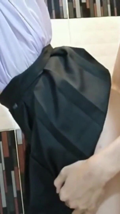 The breasts are very beautiful. Getting in the bathroom | Clip 1