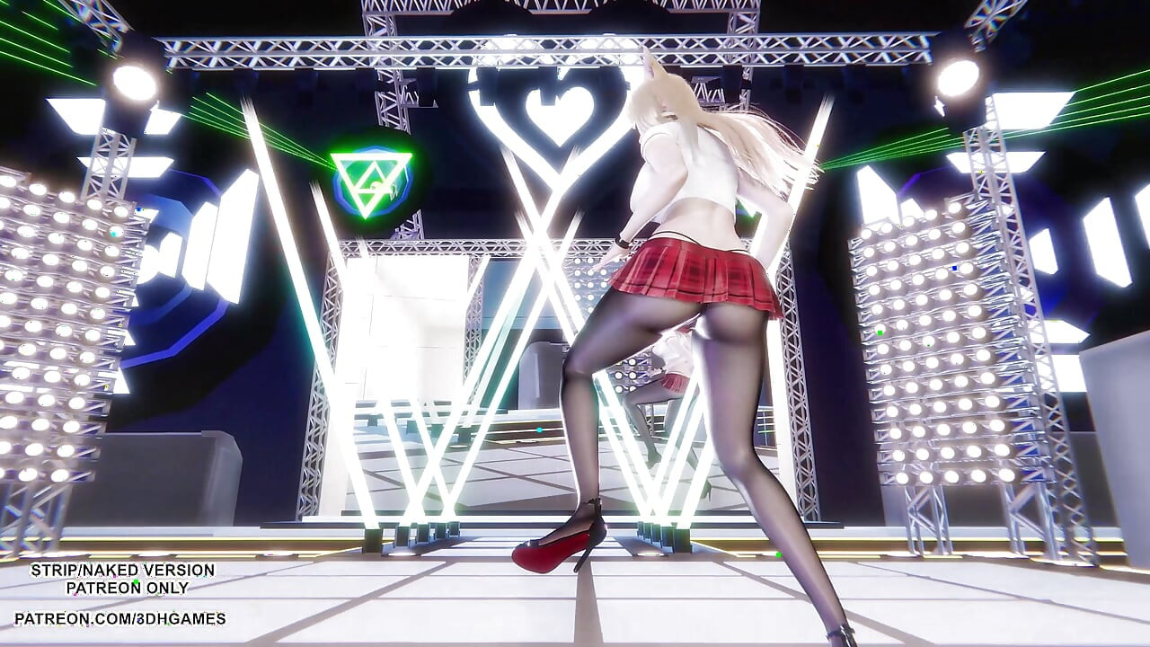 Mmd I Ren - trasero - Ahri Sexy Kpop Dance Liga de Leyendas Hentai sin censura 4k 60fps