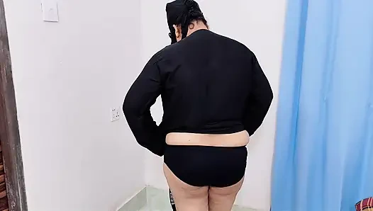 Hijabi chubby whore fuck by stranger Desi xxx