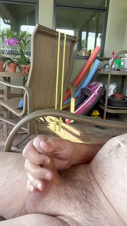 My Small Penis On the Patio