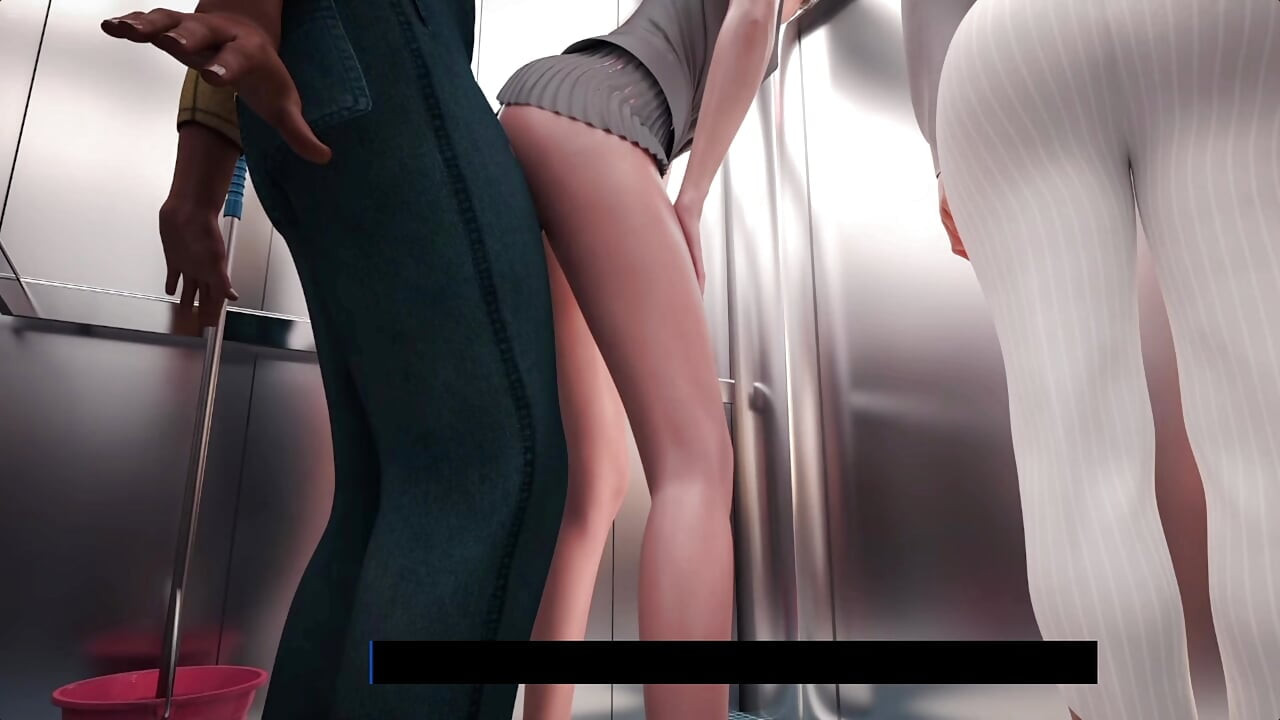 Yasmin Caught Her Stepsister Riya Having Fun With Old man In Lift