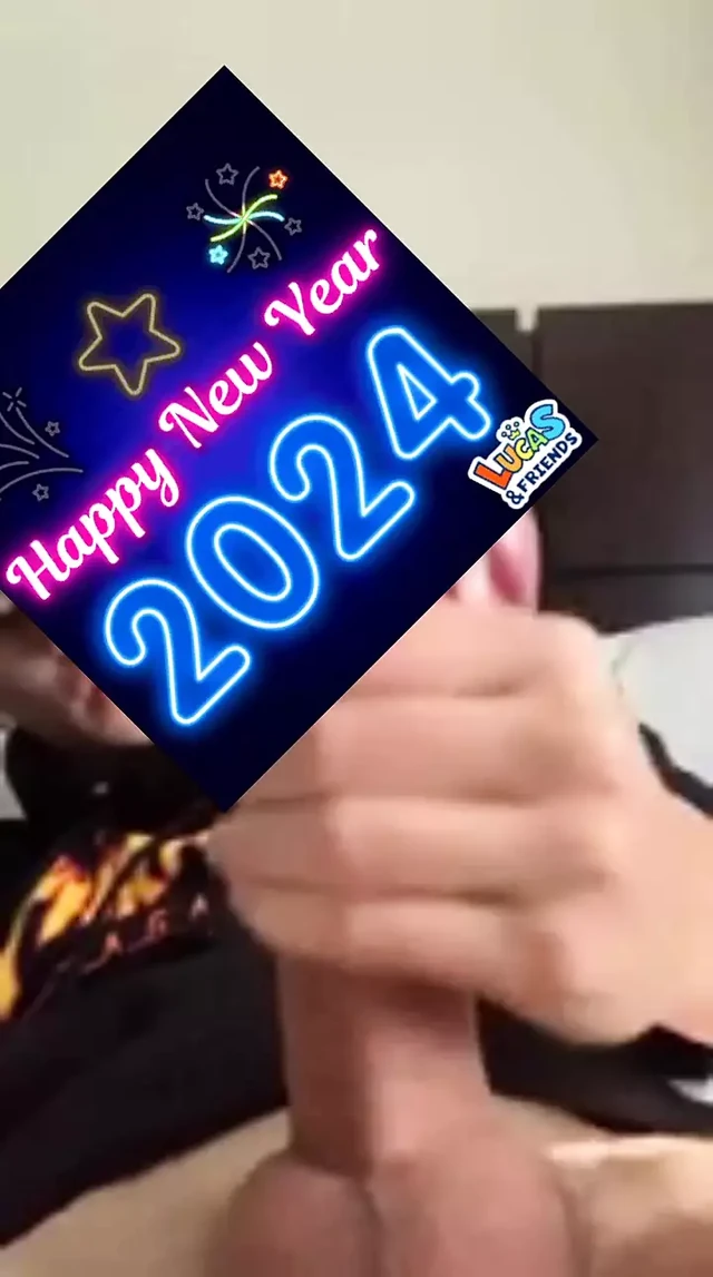 Hot boy share enjoy with boyfriend at new year night
