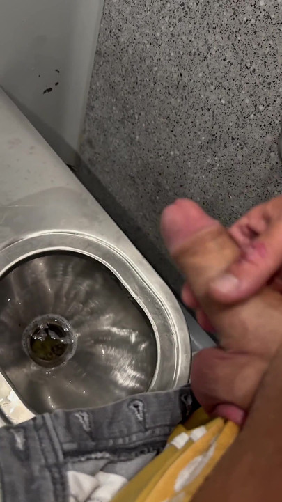 Jerking and Pissing on a Motorway Rest Area