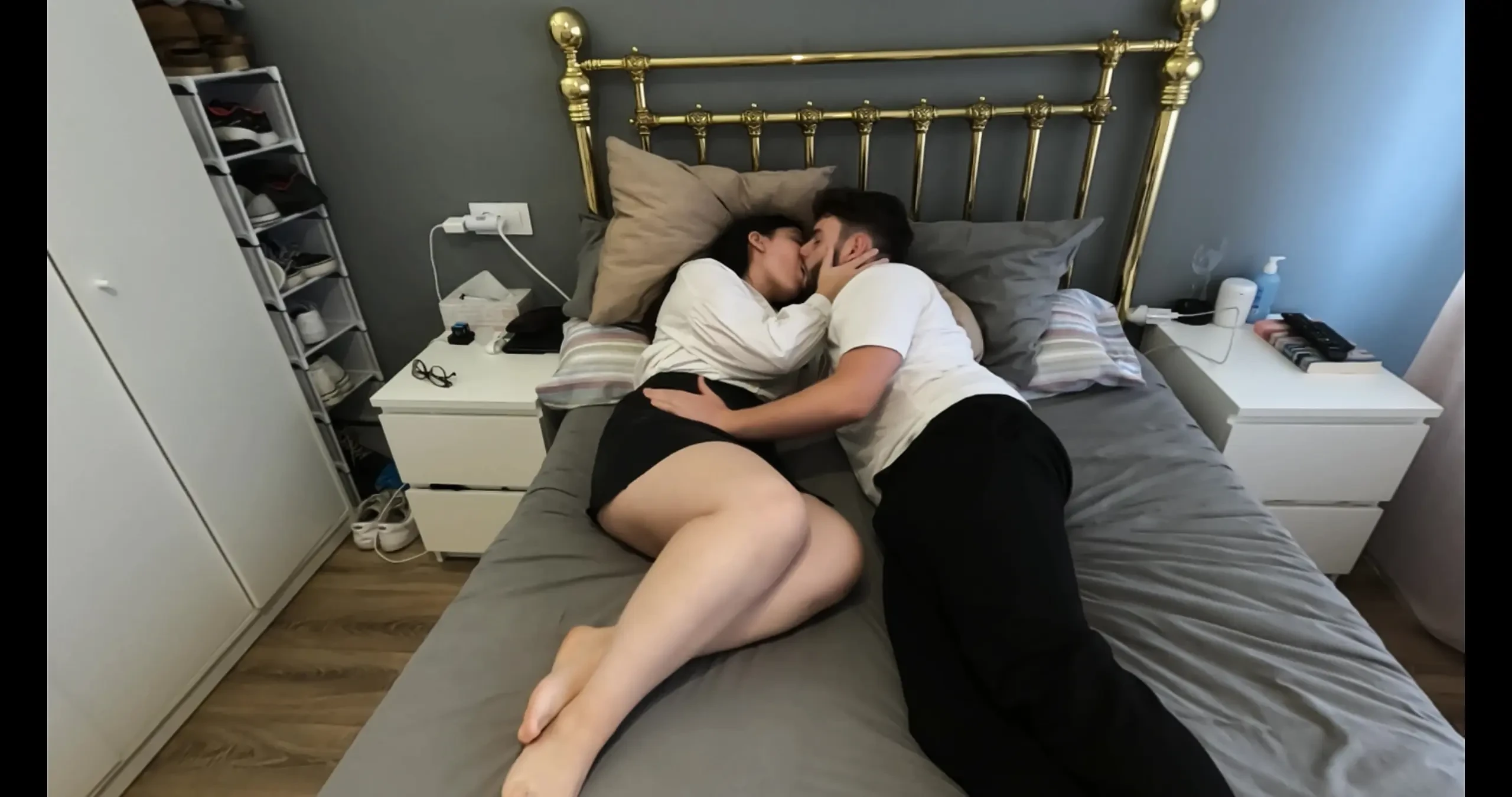 BETWEEN FOUR WALLS... An INTIMATE and REAL ENCOUNTER in BED (Part 1)