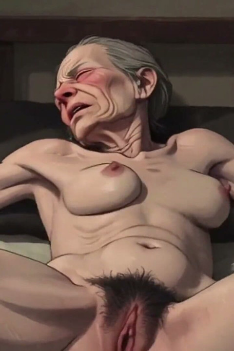 Ugly 70 Year Old Granny in Bondage - Extremely Horny and Cumming Hard