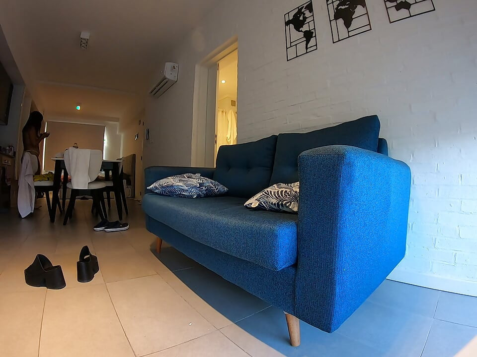 Morocha Argentina Has Sex Without a Condom with a Tourist in Buenos Aires