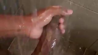 Masturbatie onder de douche