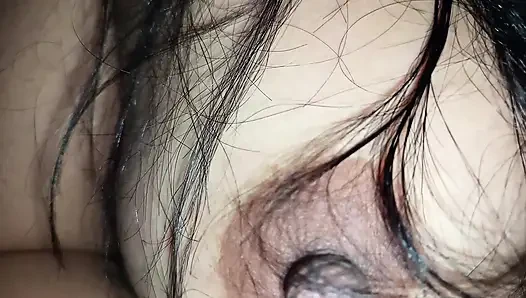 Pacarku suka aku melihatnya sebelum aku memukulnya di pantat