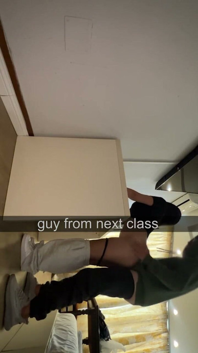 Snapchat bitch who fucked all the guys from school | Clip 1