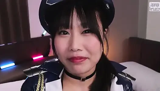 Cewek cantik dengan kostum cosplay masokis ini mencapai puncak yang luar biasa saat lagi dicrot di dalam
