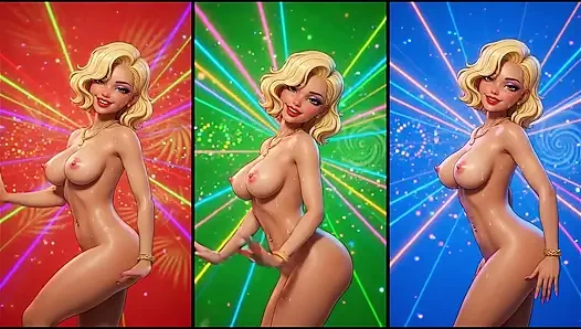 RGB Blonde Dancer