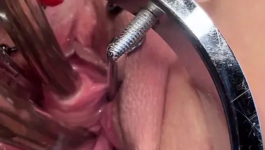 Sklavin S Fucks Her Piss Hole and Cervix at the Same Time