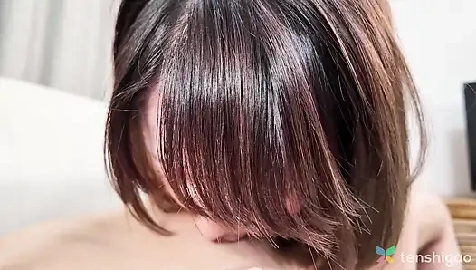 Gadis gemuk Jepang Riko Minase dengan mantannya kemarin dan dia menyukainya.