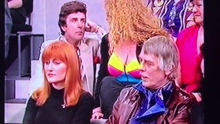 Huge tits on talk show